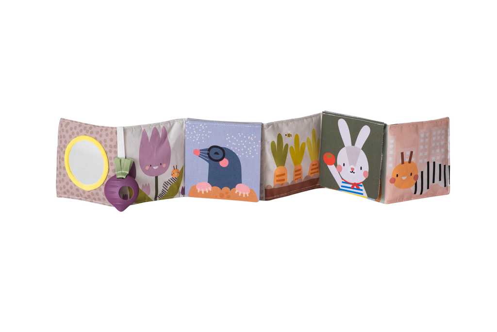 Libro morbido Urban Garden per passeggino | Taf Toys
