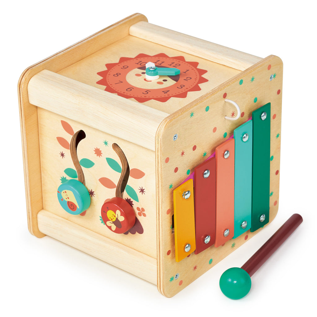 Cubo attività in legno | Mentari