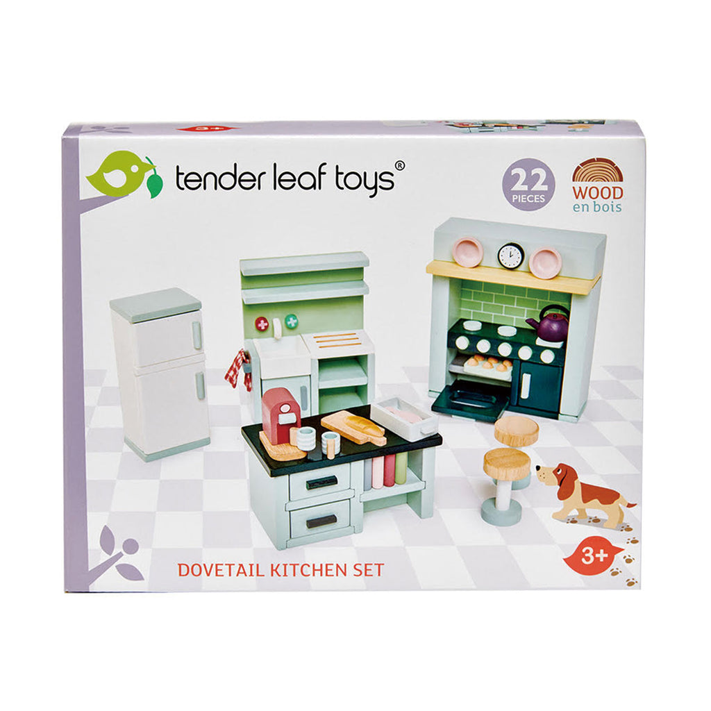 Cucina Dovetail per casa delle bambole | Tender Leaf Toys