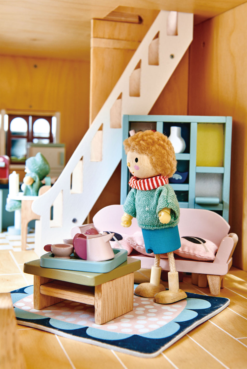 Soggiorno Dovetail per casa delle bambole | Tender Leaf Toys