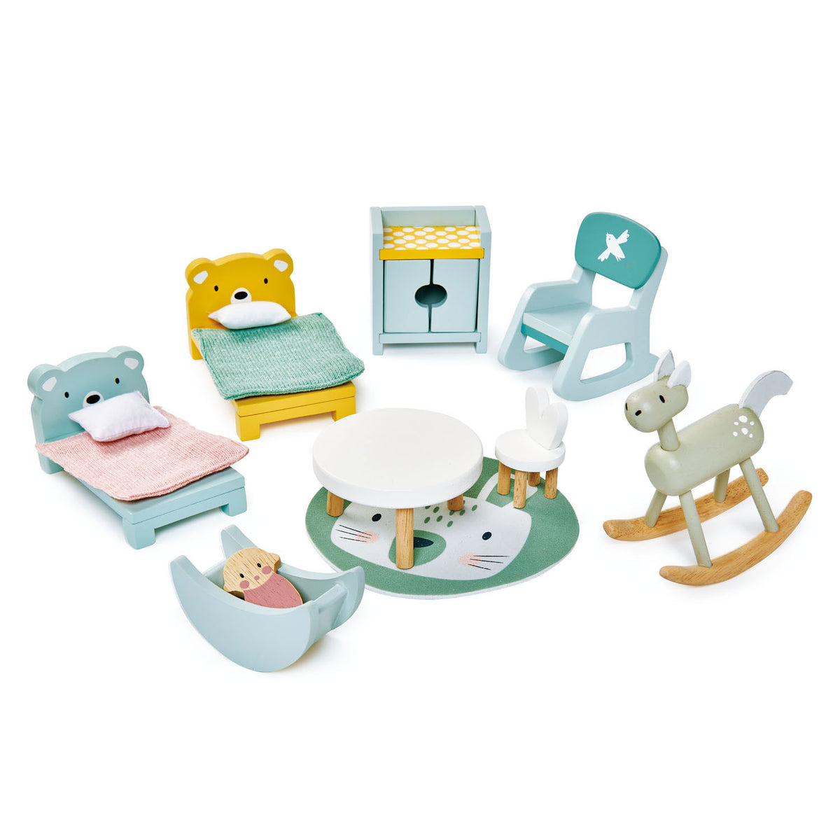 Cameretta dei Bambini per casa delle bambole | Tender Leaf Toys
