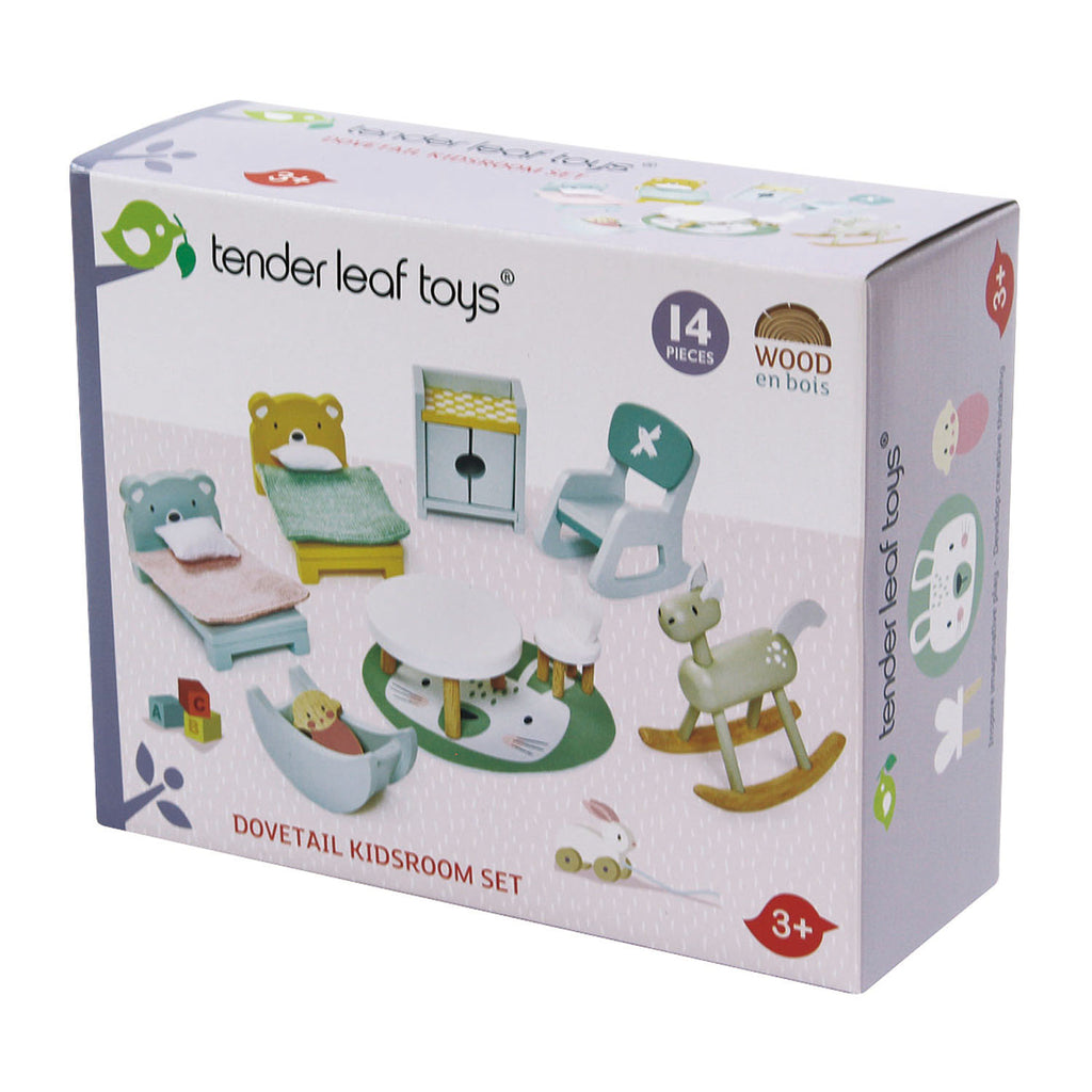 Cameretta dei Bambini per casa delle bambole | Tender Leaf Toys