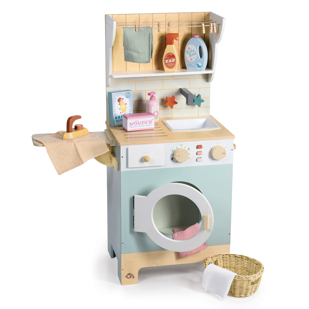 Lavanderia giocattolo in legno | Tender Leaf Toys