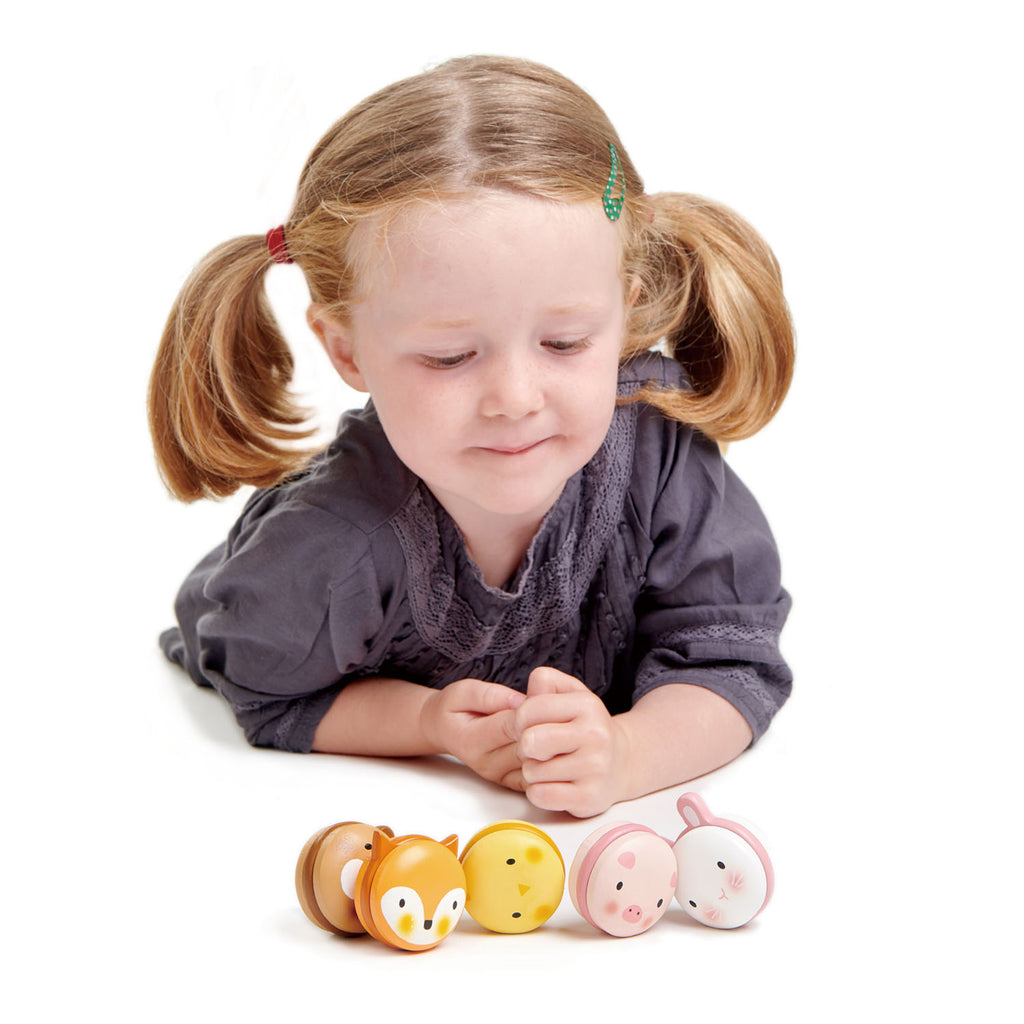 Macaron Animali in Legno | Tender Leaf Toys