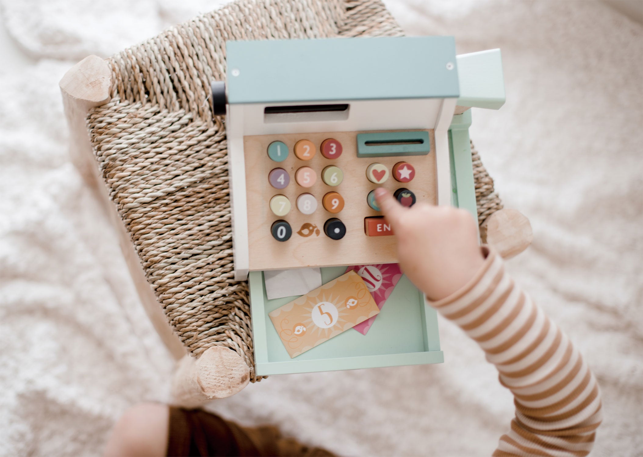 Registratore di cassa in Legno | Tender Leaf Toys