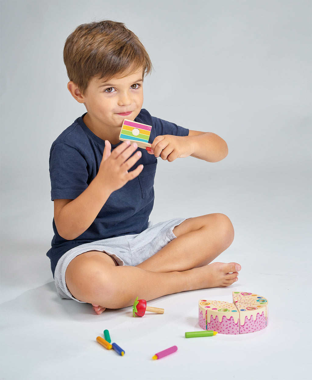 Rainbow Birthday Cake | Tender Leaf Toys