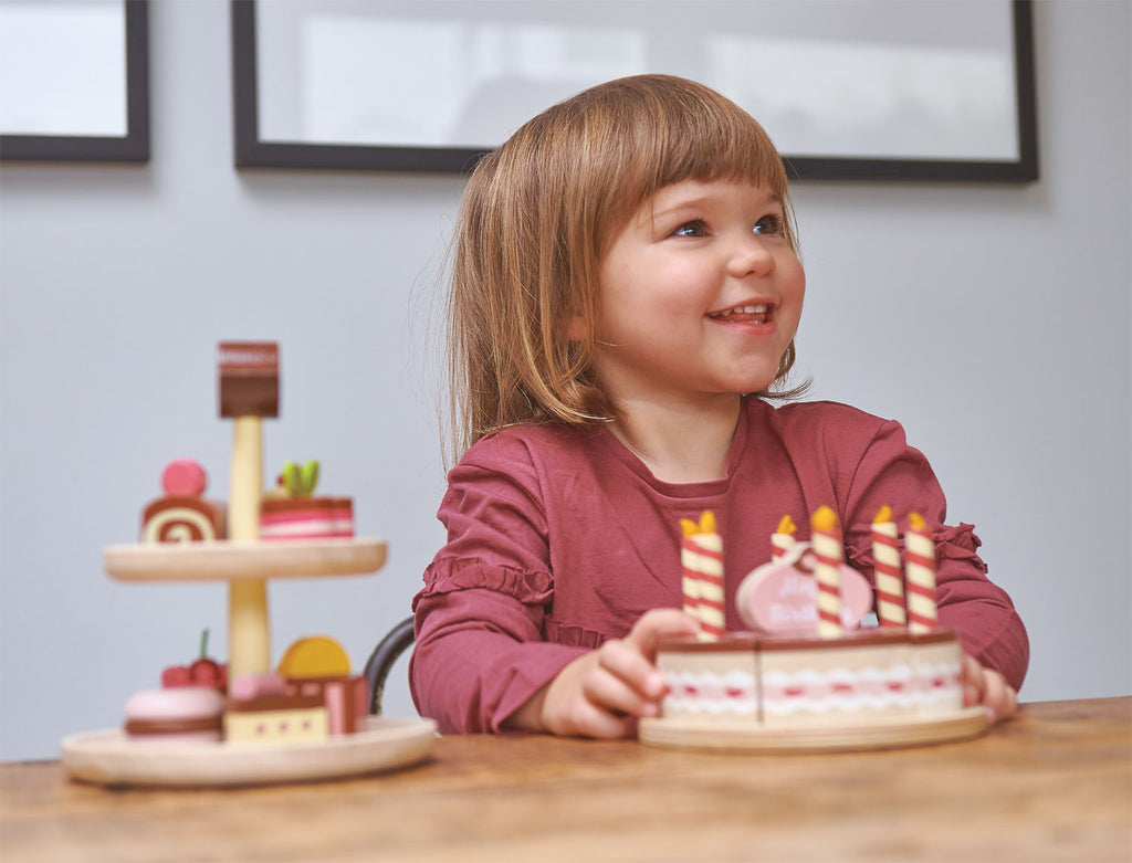 Torta di Compleanno al Cioccolato |Tender Leaf Toys