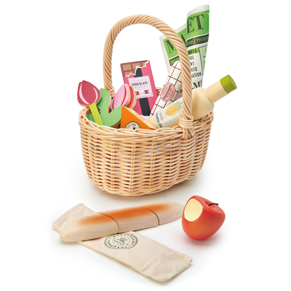 Cesto della Spesa in Legno | Tender Leaf Toys