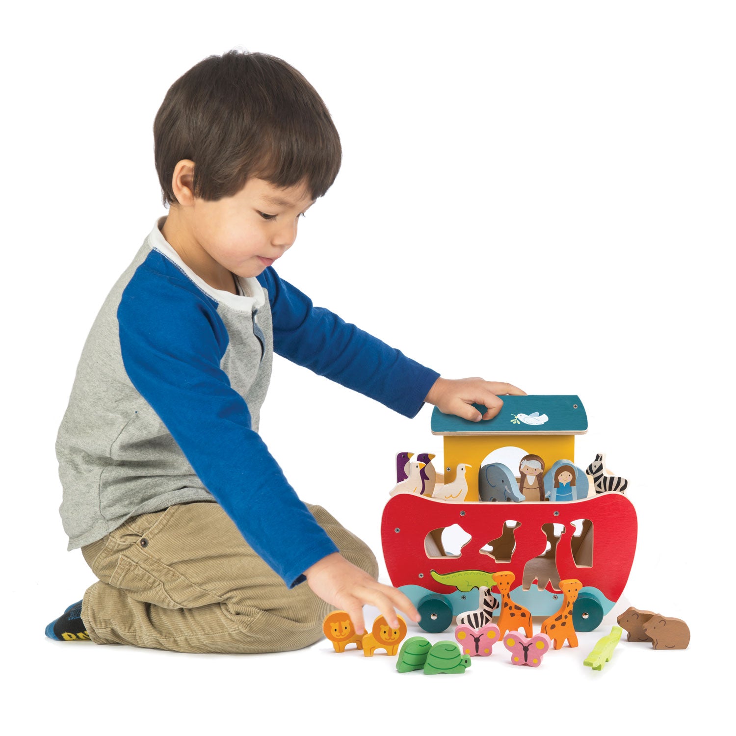 Arca di Noè in Legno | Tender Leaf Toys