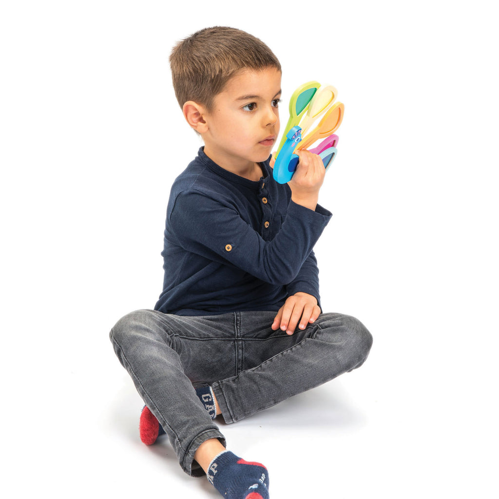 Pavone Multicolore in Legno | Tender Leaf Toys