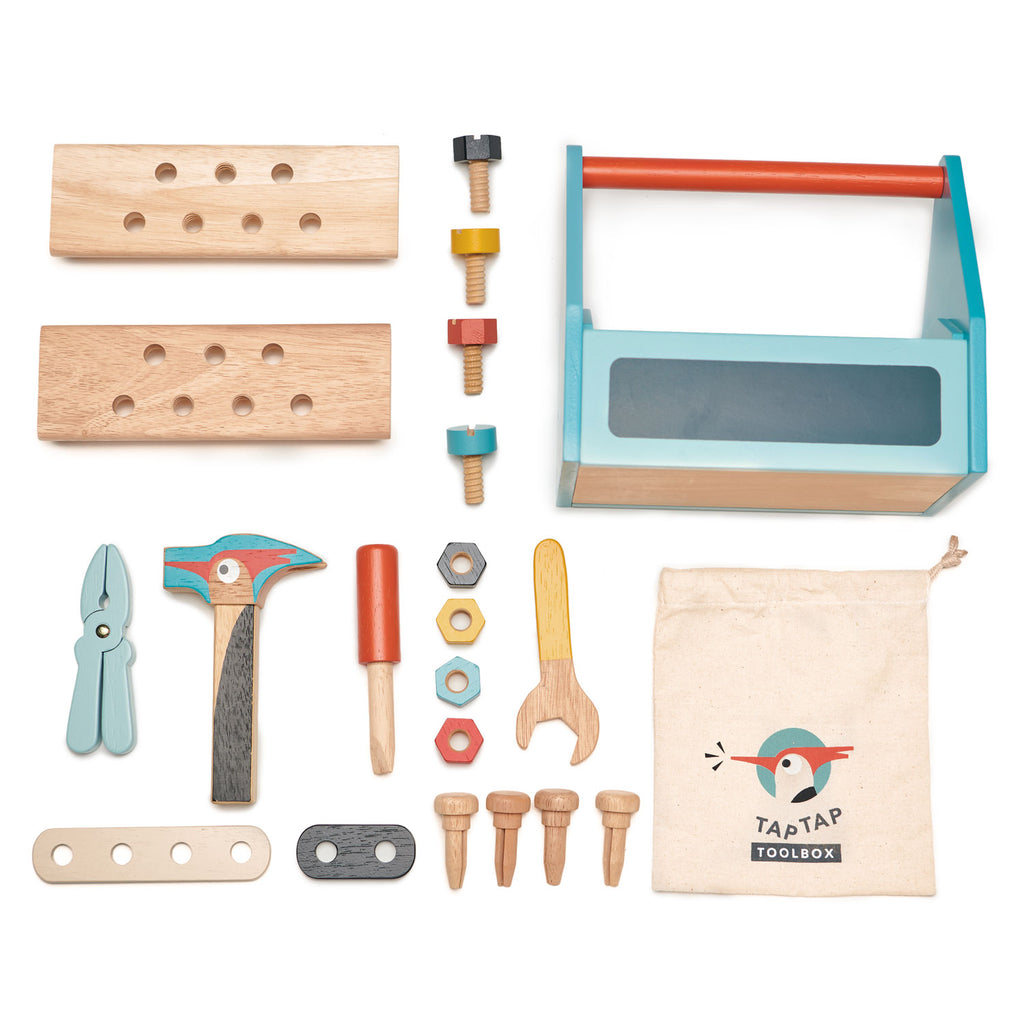 Cassetta Attrezzi in Legno | Tender Leaf Toys