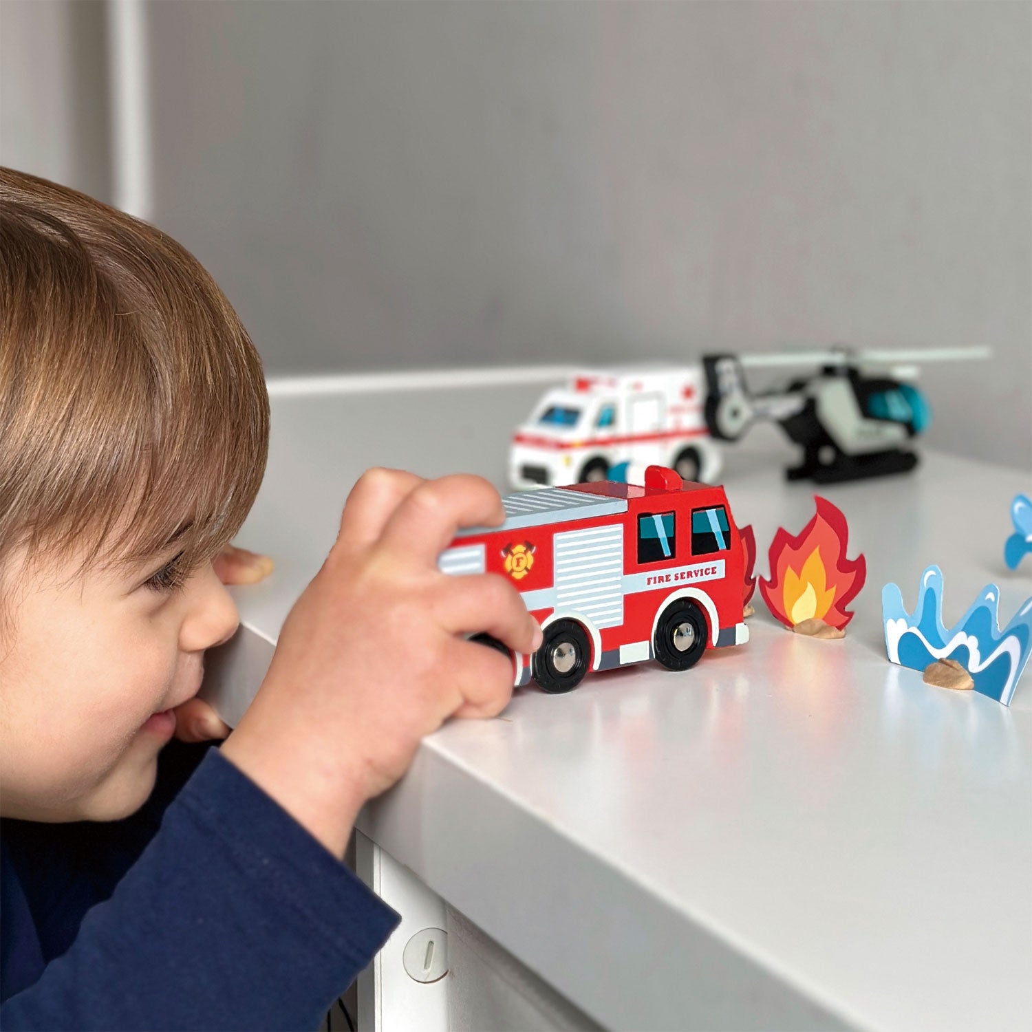 Veicoli di Soccorso in Legno | Tender Leaf Toys