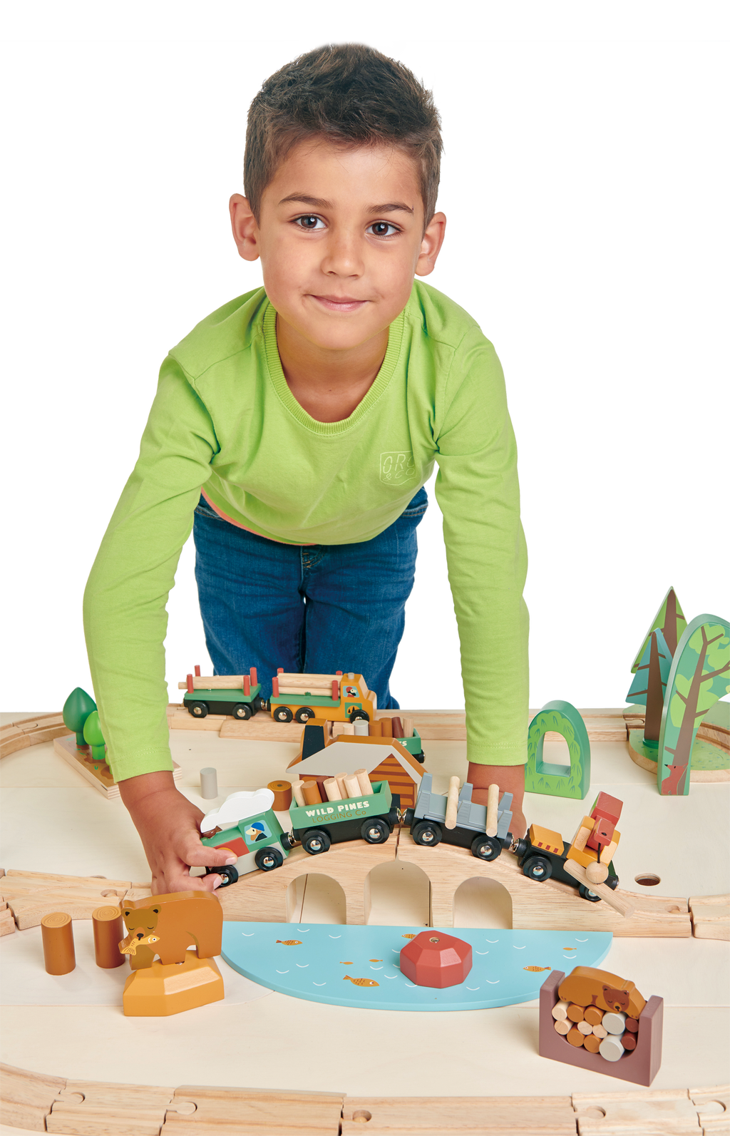 Trenino in Legno Wild Pines | Tender Leaf Toys