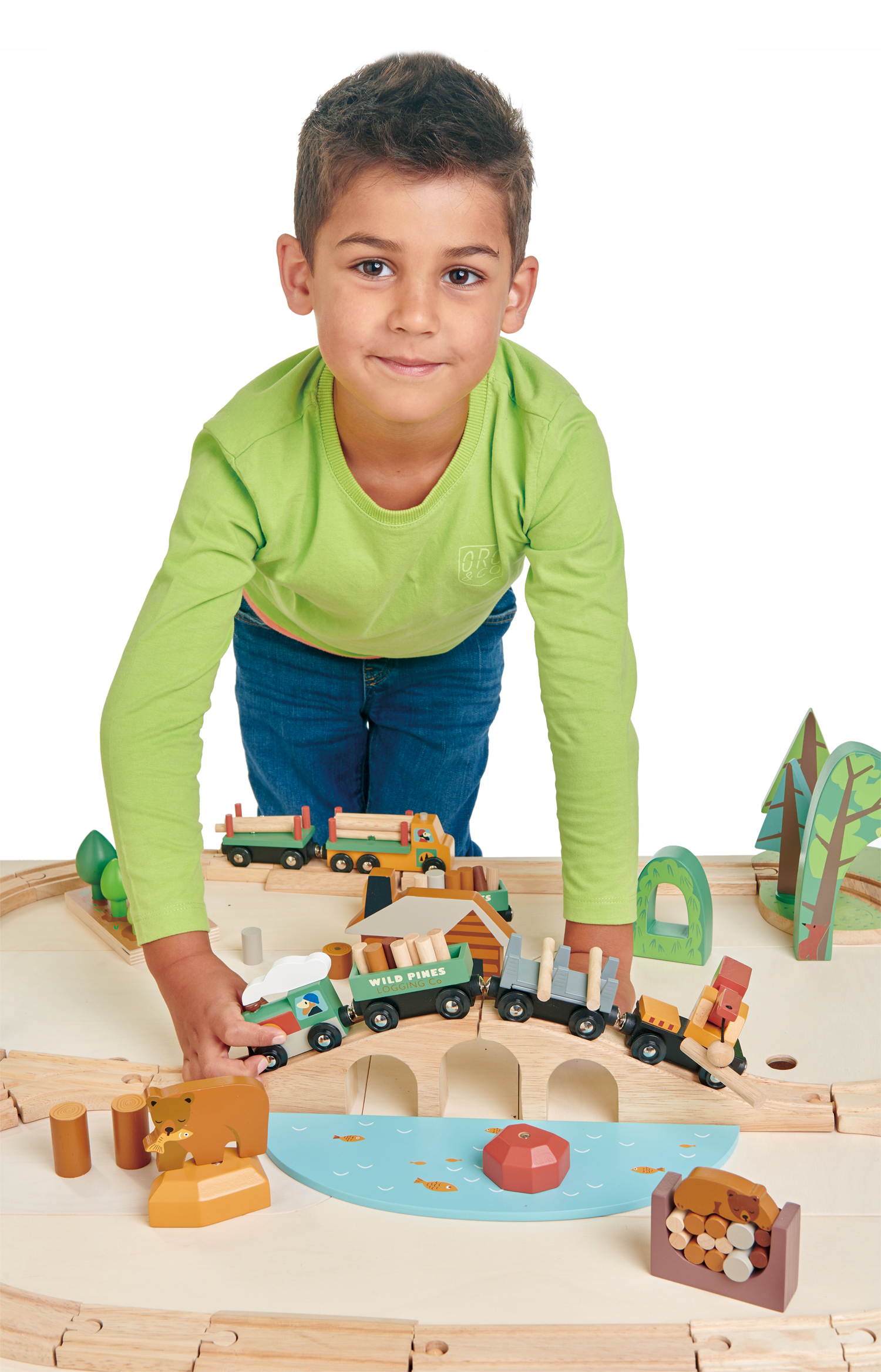 Trenino in Legno Wild Pines | Tender Leaf Toys