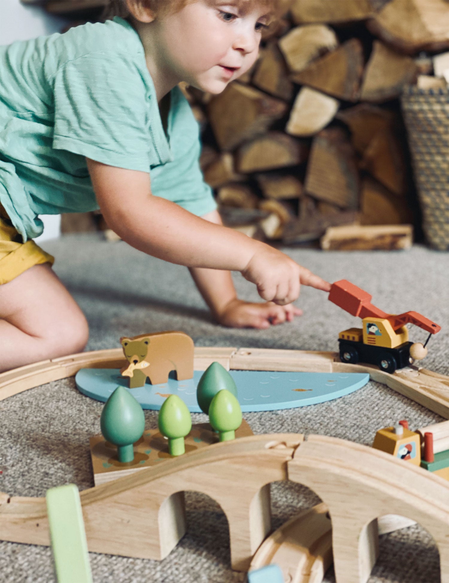 Trenino in Legno Wild Pines | Tender Leaf Toys
