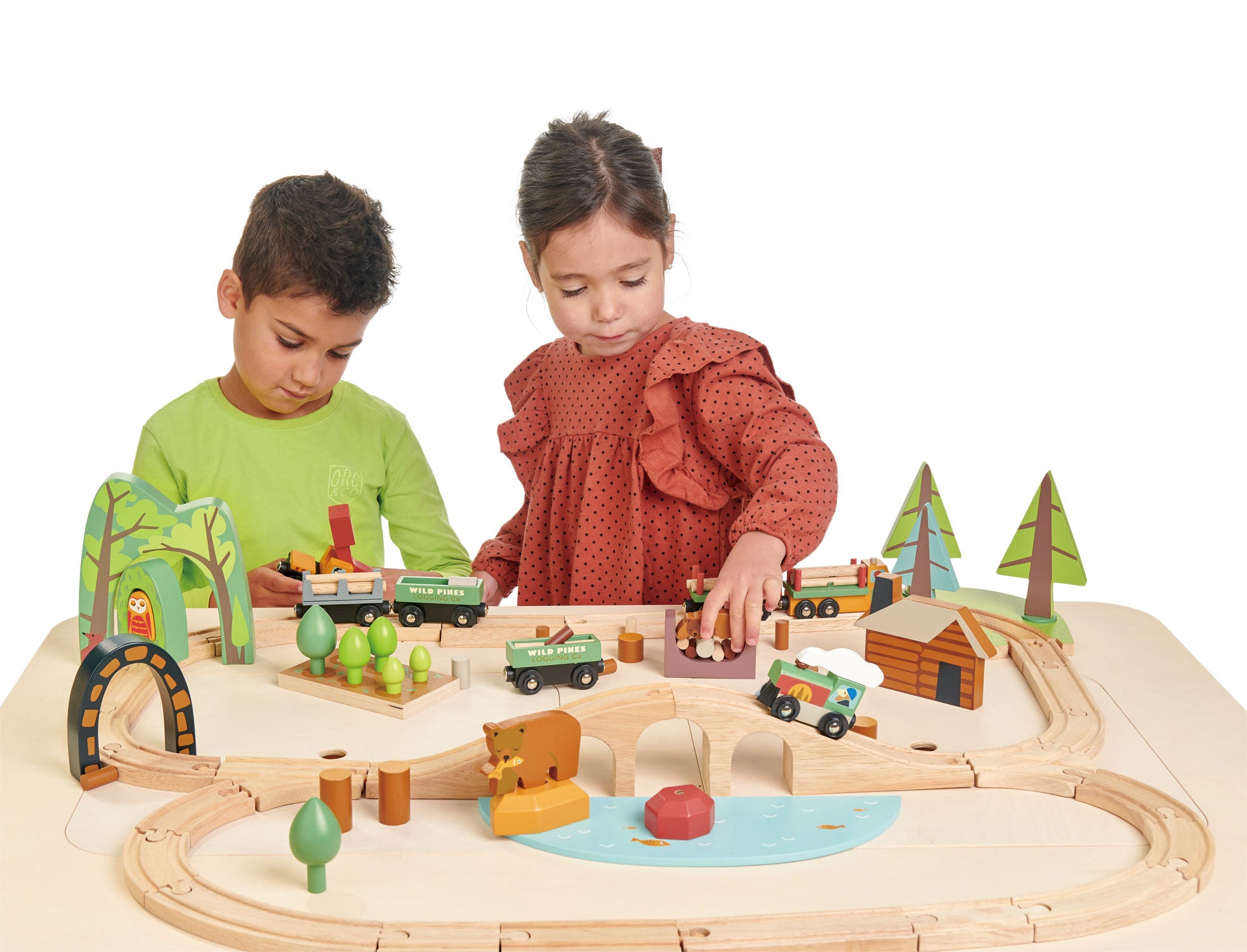 Trenino in Legno Wild Pines | Tender Leaf Toys
