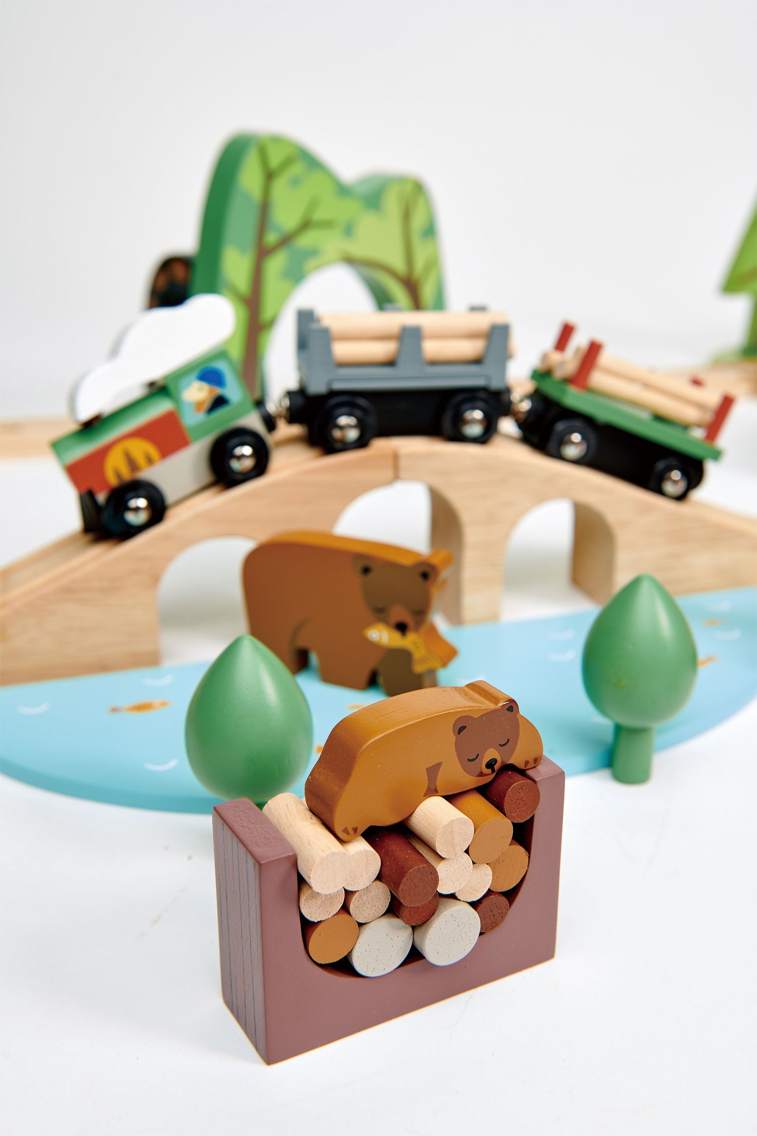 Trenino in Legno Wild Pines | Tender Leaf Toys