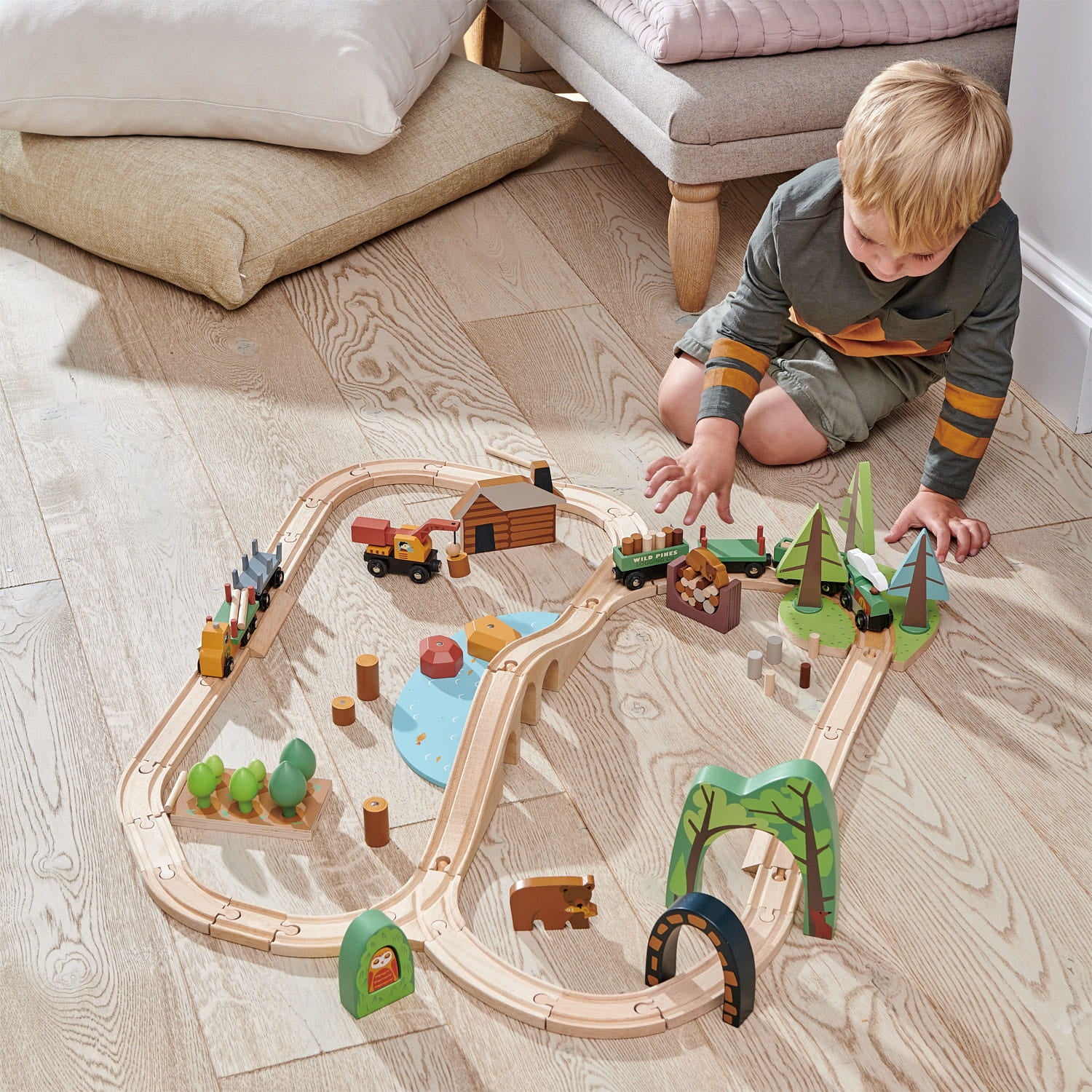 Trenino in Legno Wild Pines | Tender Leaf Toys