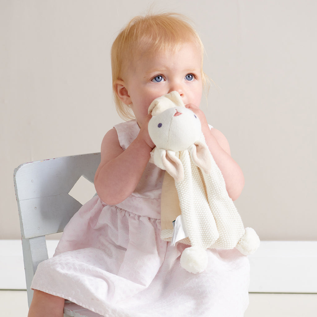 Doudou coniglietto “Baby Threads" color crema | ThreadBear Design