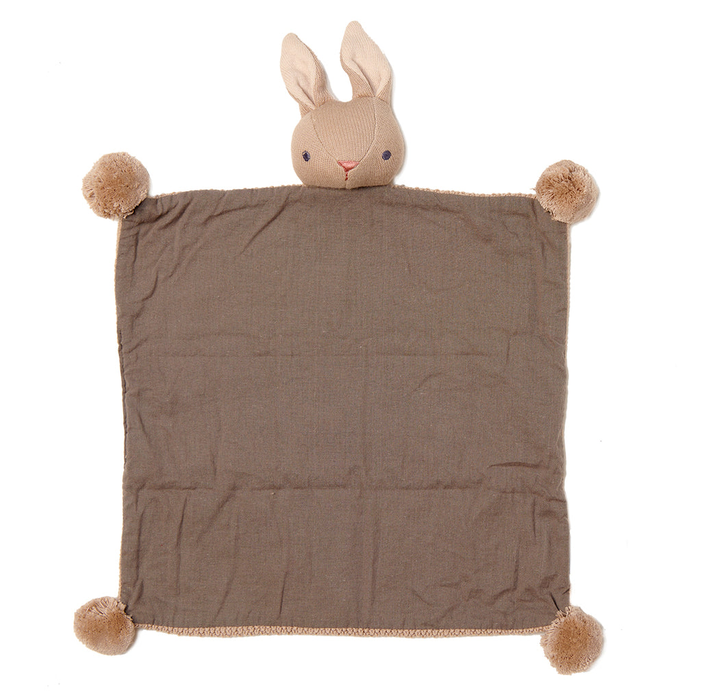 Doudou coniglietto “Baby Threads" color tortora | ThreadBear Design