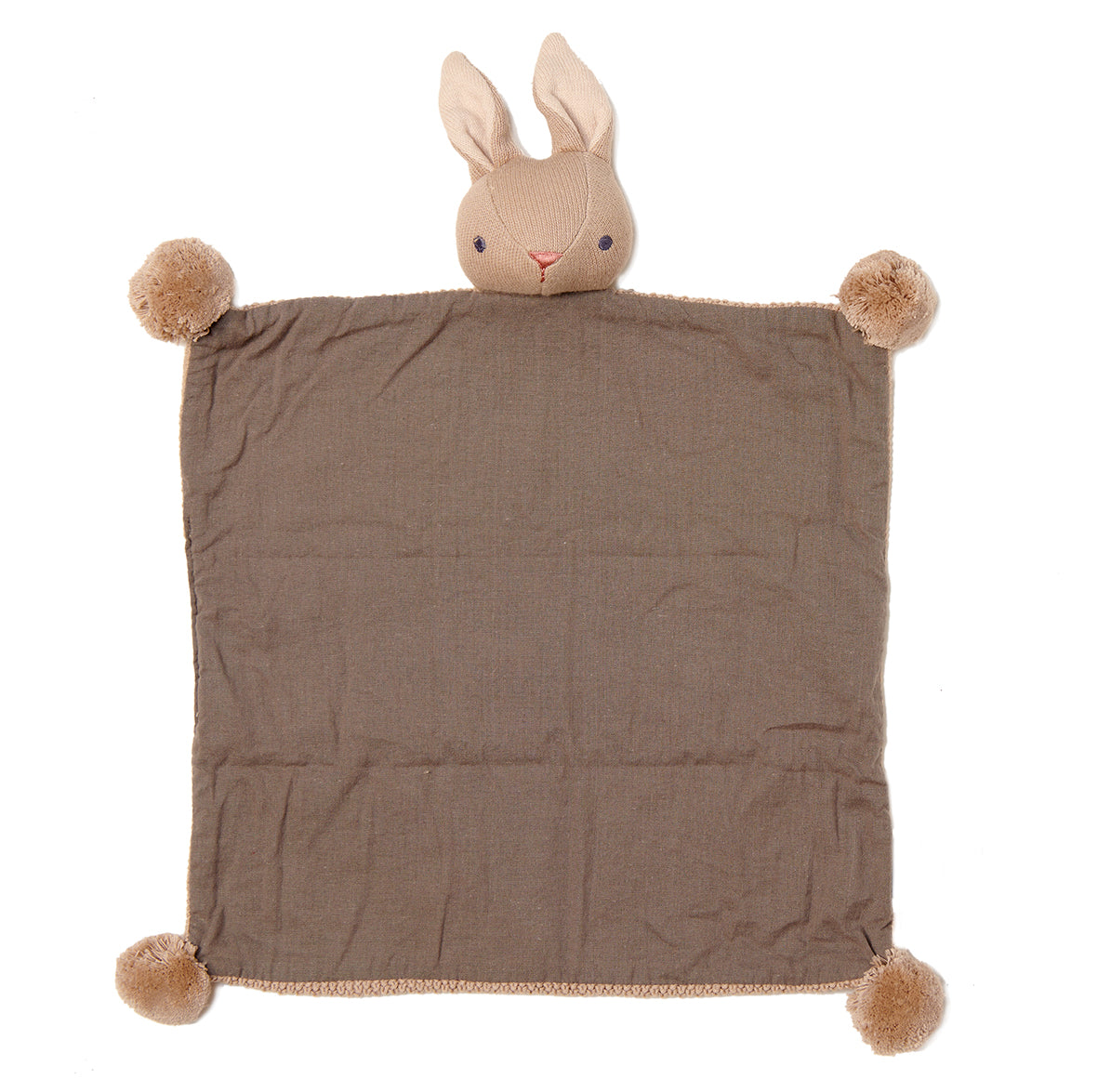 Doudou coniglietto “Baby Threads" color tortora | ThreadBear Design